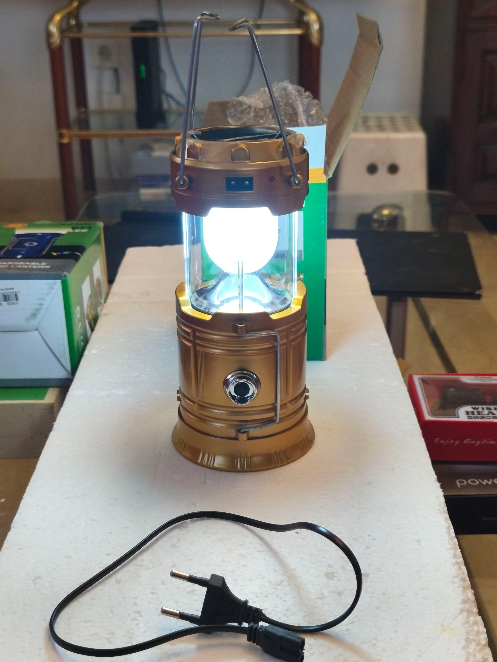 Conjunto de três lanternas solares e recarregáveis são três – photo 2